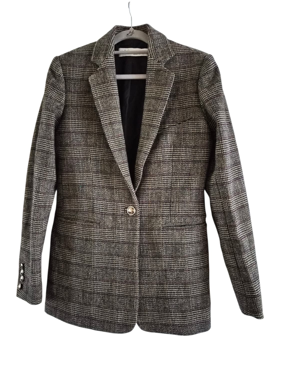 IRO(이로) 글렌 체크 싱글 자켓 (34사이즈) 상품이미지1