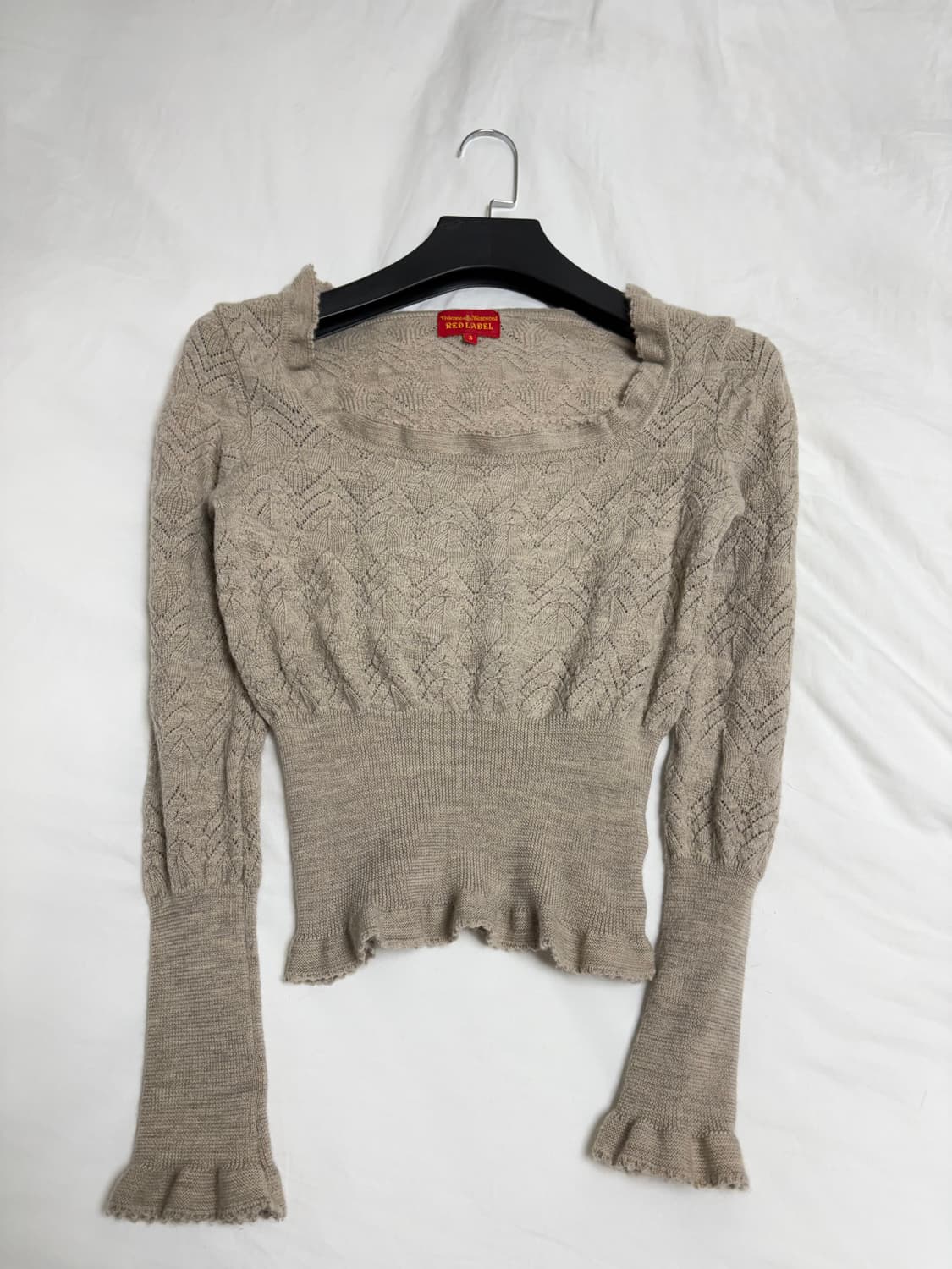 비비안웨스트우드 레드라벨 프릴 니트 상품이미지1