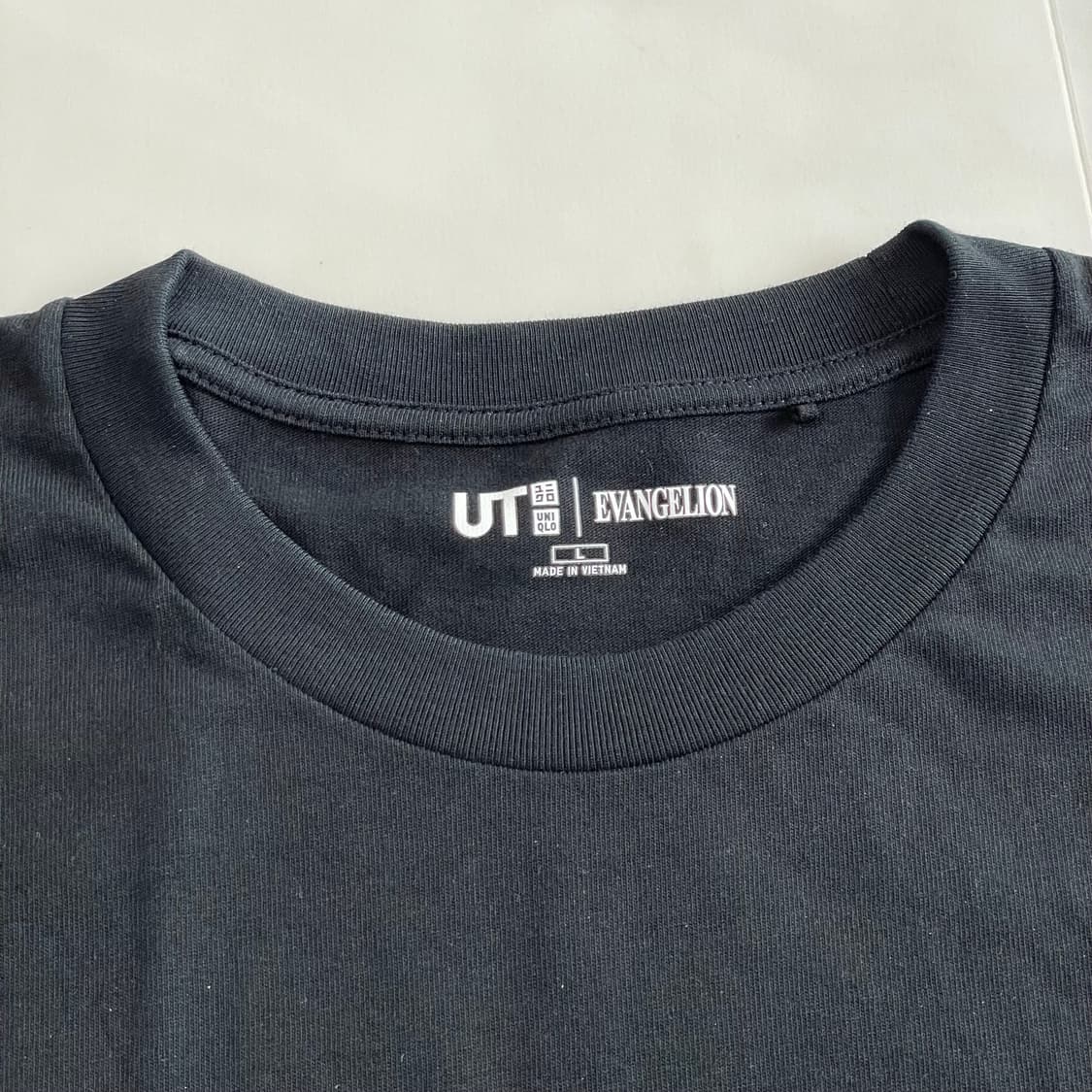 에반게리온 유니클로 콜라보 UT 블랙 L 상품이미지3