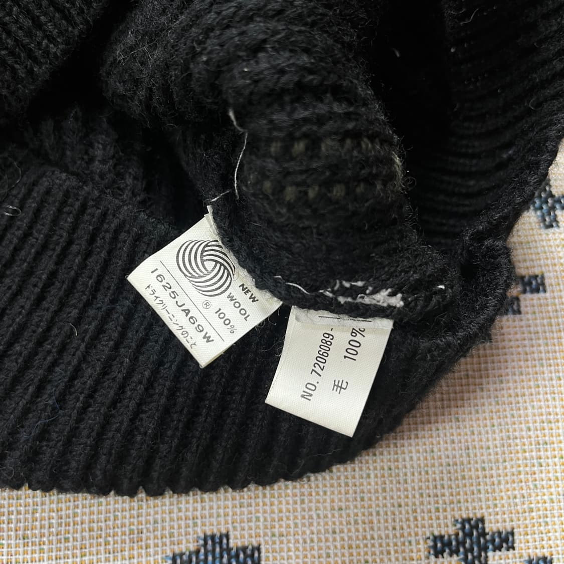 90s LAMATTA 빈티지 울100 가디건(실측확인) 상품이미지4