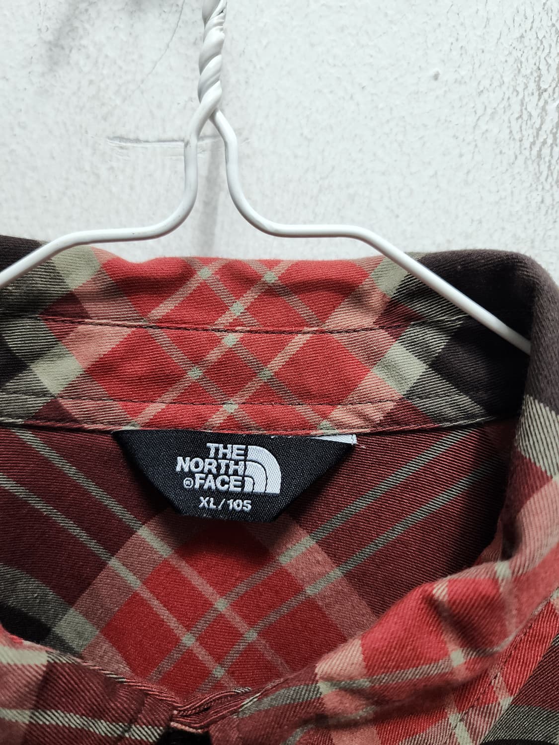 노스페이스 레드 체크 남방  상품이미지4