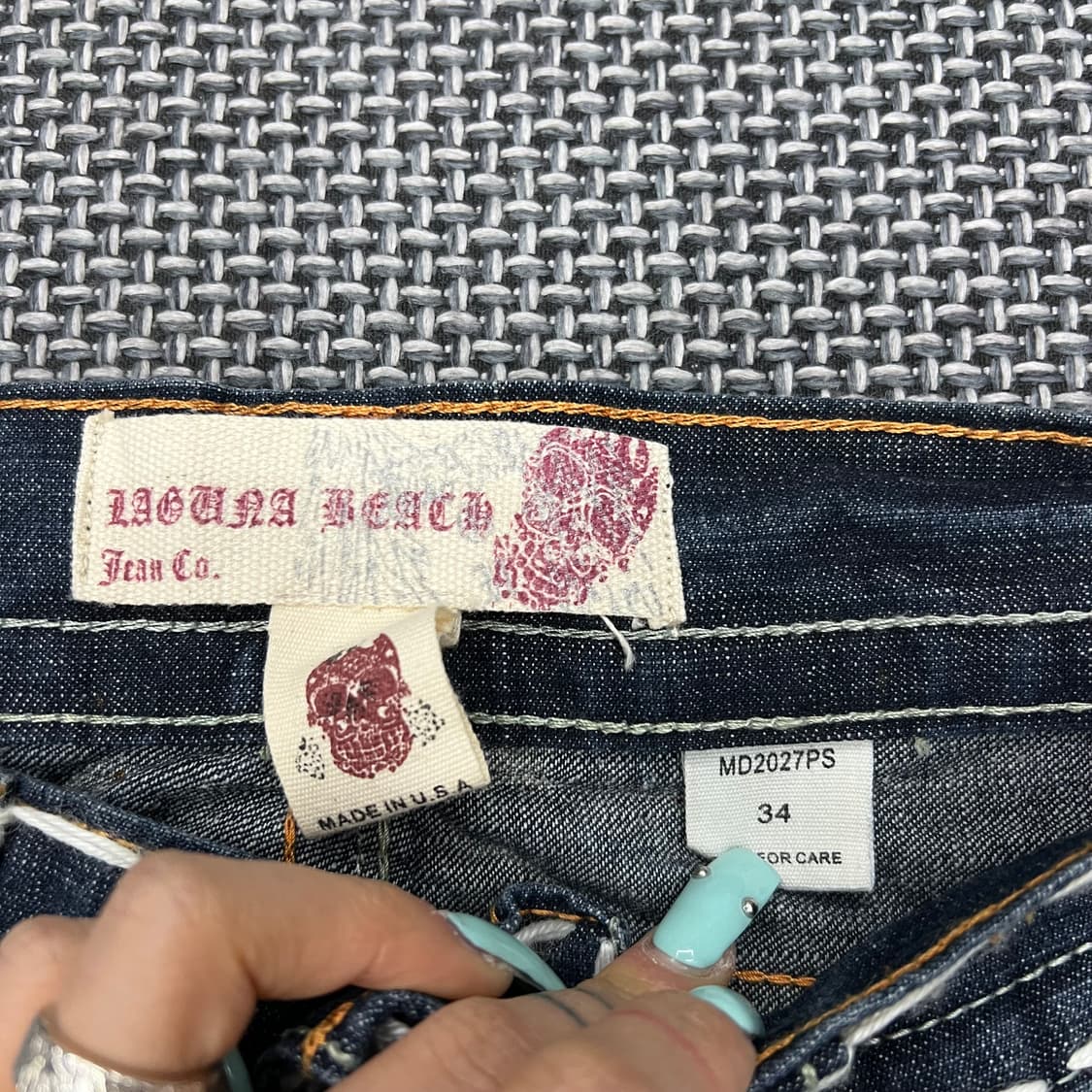 라구나비치 키링 스티치 팬츠 상품이미지2