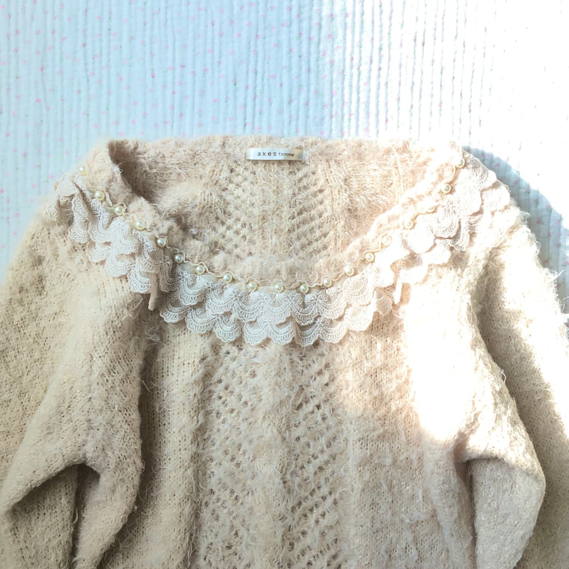 AXES FEMME 엑시즈팜/ 니트원피스 갸루원피스 히메갸루 라떼갸루 상품이미지3