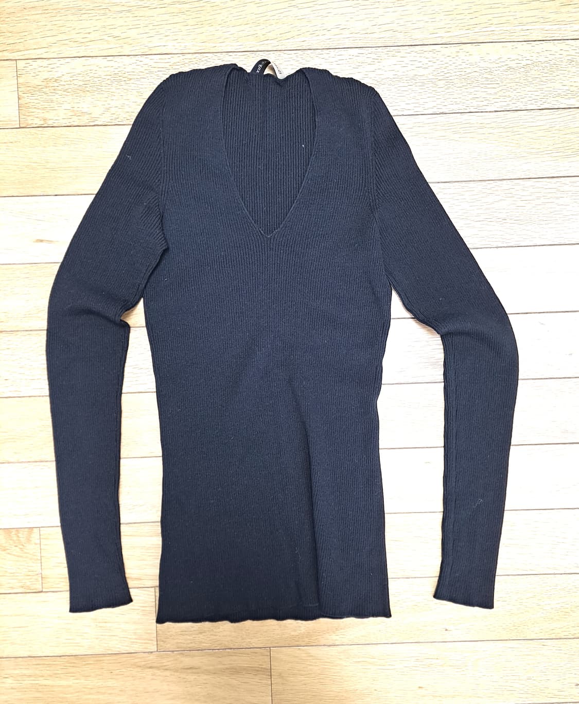 gentry portofino 여성 니트 브이넥 롱슬리브 탑 S 상품이미지1