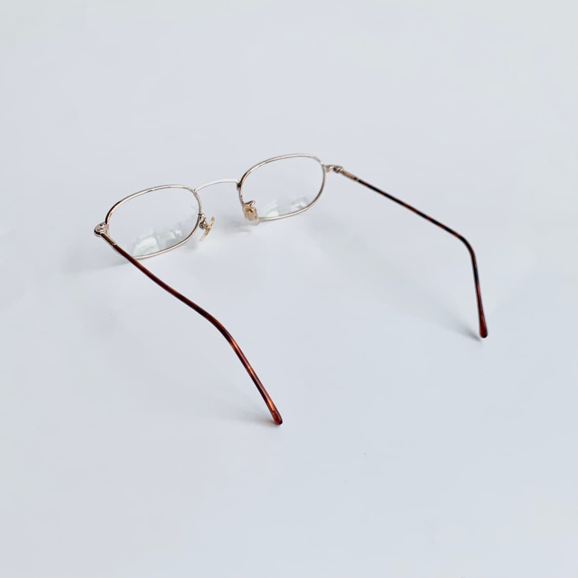 [픽키-718] 데드스탁 호피템플 초경량 오벌 스퀘어 빈티지안경 상품이미지5