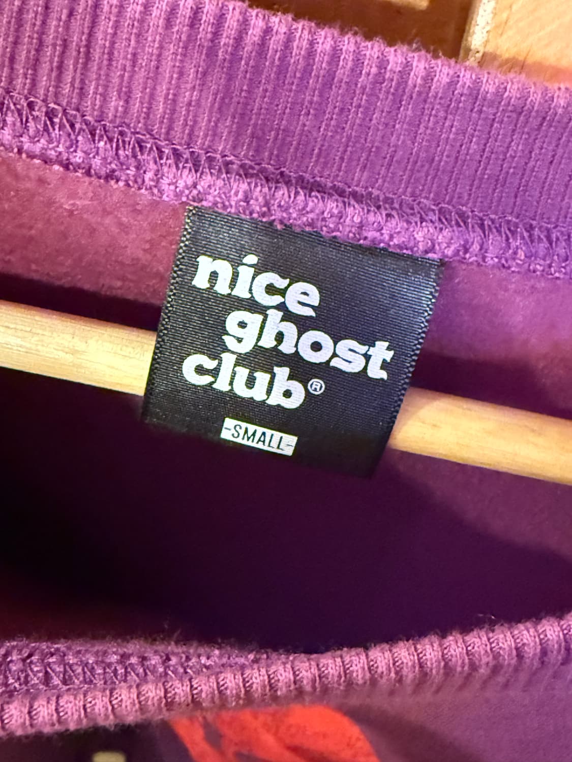 나이스고스트클럽 보라 맨투맨 상품이미지3