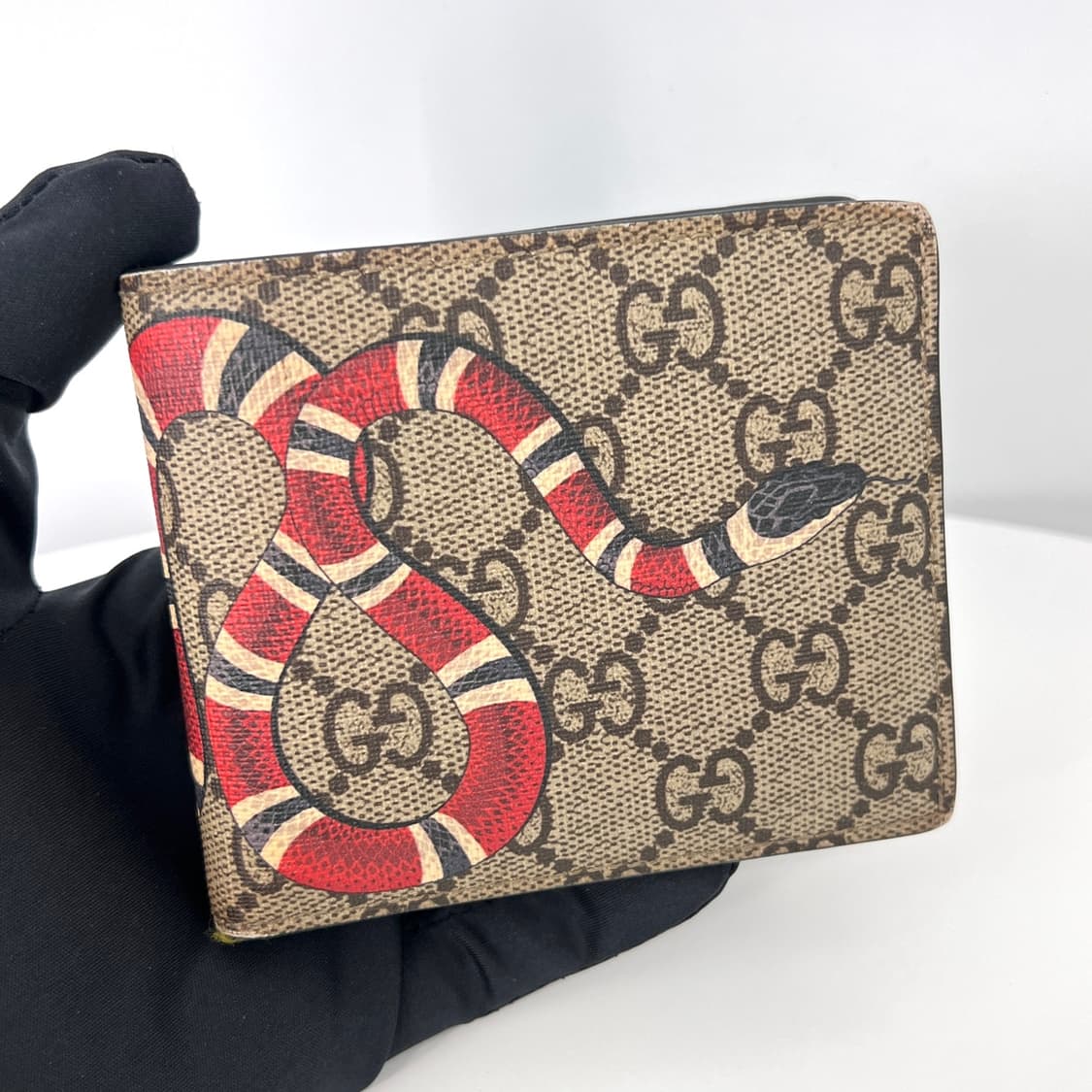 구찌 GG 수프림 스네이크 반지갑 (451268) 상품이미지2