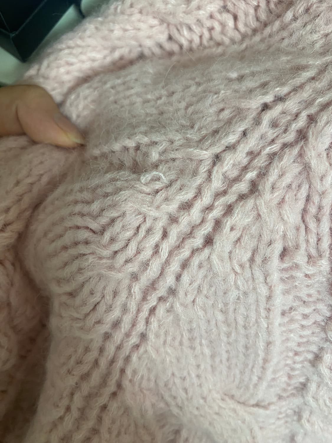 위드아웃썸머 로빈 케이블 니트 상품이미지4