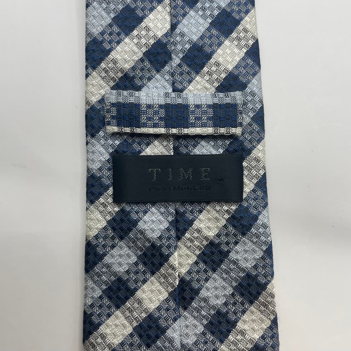 783) (TIME) 타임 패턴 넥타이(미세오염) 상품이미지5