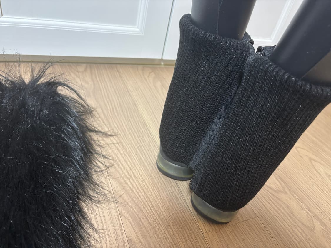 상태최상 원가 30 포나리나 니트부츠 롱부츠 가죽부츠 퍼부츠 225 갸루 상품이미지4