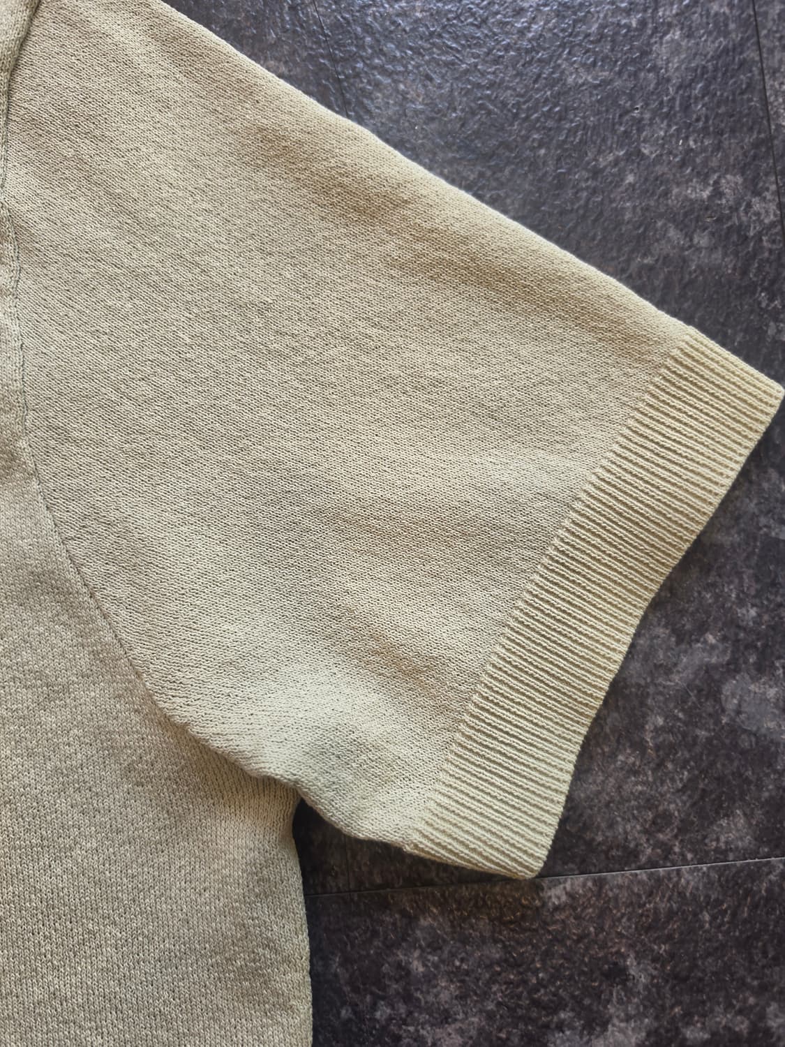 헨리코튼 솔리드 카라 니트(반팔) - 100  상품이미지3