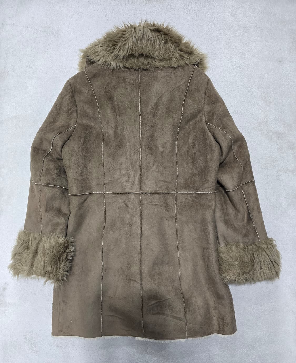 캘빈클라인 내추럴 스카 무스탕 코트 M 상품이미지4