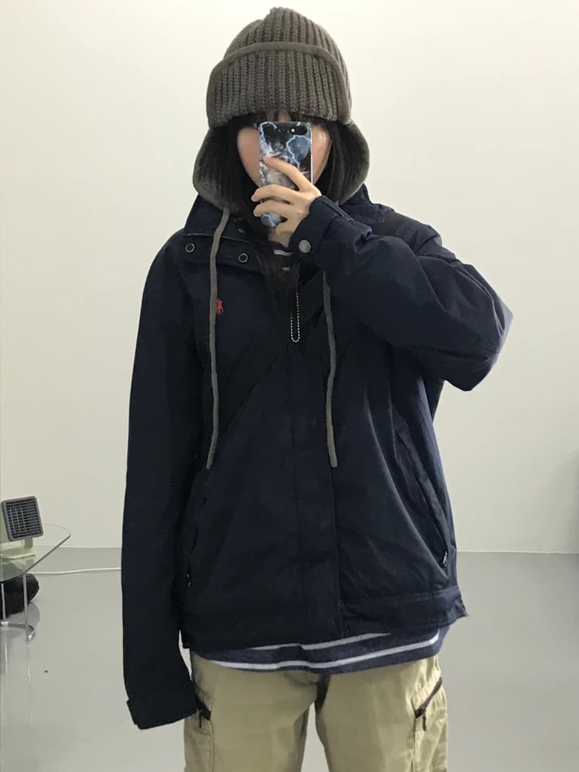 Polo by Ralph Lauren Navy Harrington Jac 상품이미지1