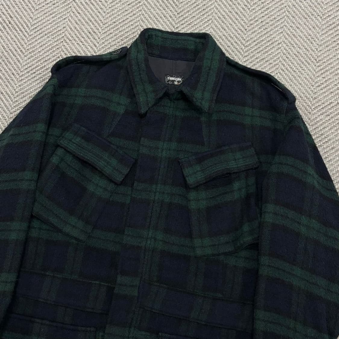 TRIDEX 울블렌드 체크 자켓 v3147 상품이미지3