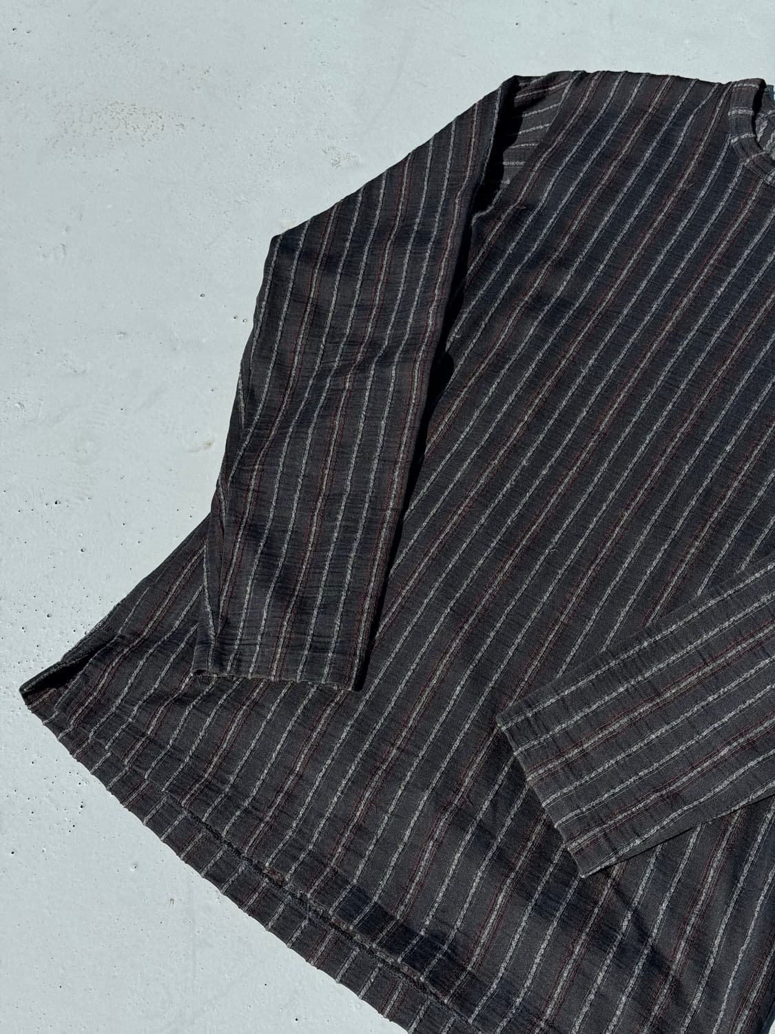 90’s Y’s for men Jacquard Stripe Knit 상품이미지3