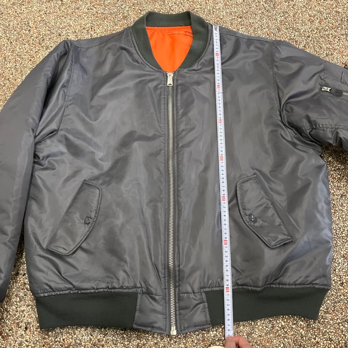 305 로스코 항공점퍼 ma1 건메탈그레이 상품이미지4