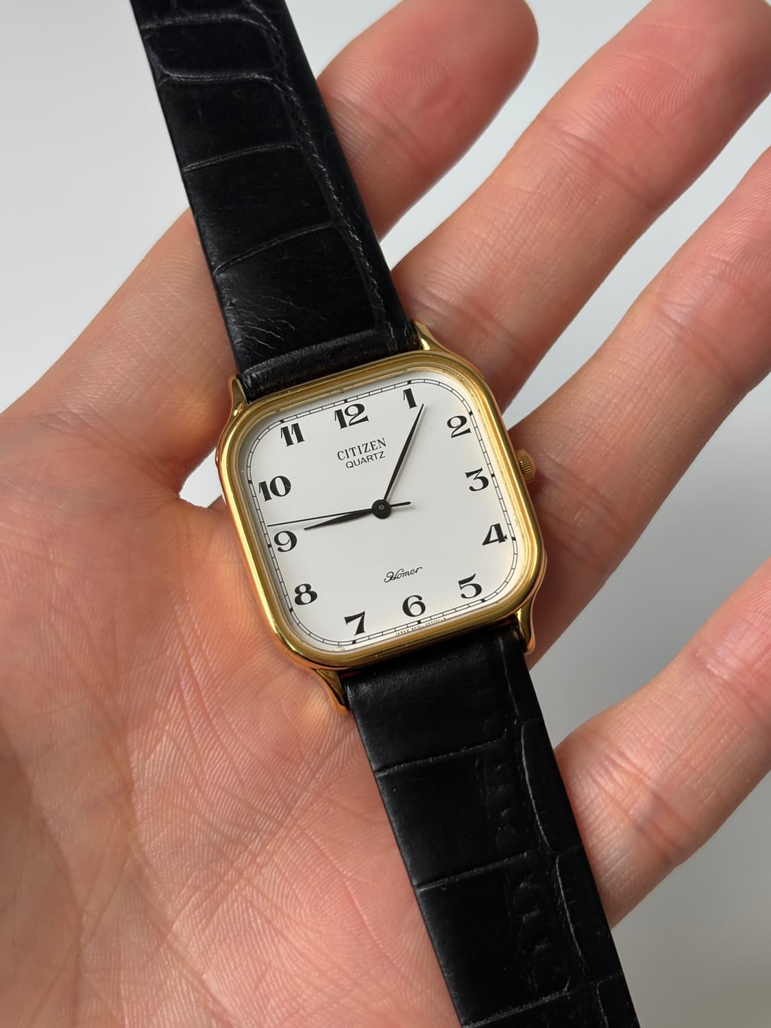 1980s Homer Gold Square Quartz 상품이미지2