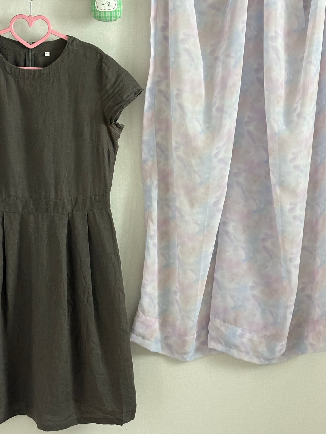 재색 반팔 원피스 상품이미지2