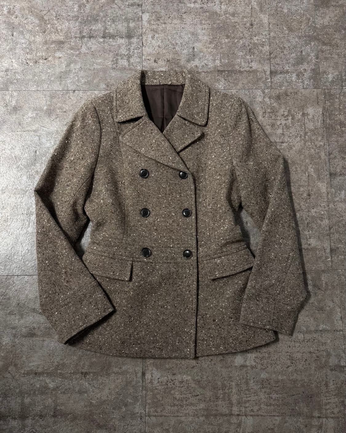 더블 버튼 울 코트 상품이미지4