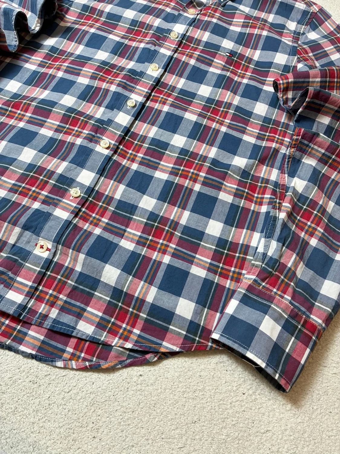 타미힐피거 00's Y2K 컨트리 체크 셔츠 PN8065 상품이미지4