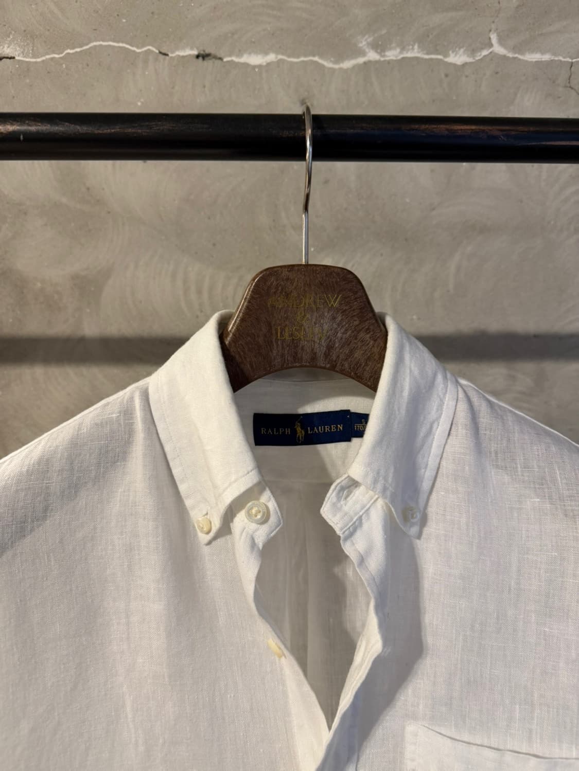 폴로 랄프로렌 리넨 버튼다운 셔츠 100 상품이미지3