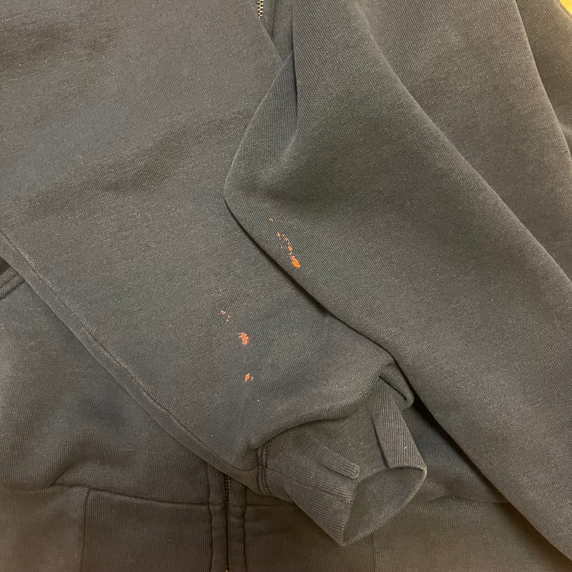 [XL] 00s 빈티지 칼하트 J149 써멀 후드집업 BLK 상품이미지4