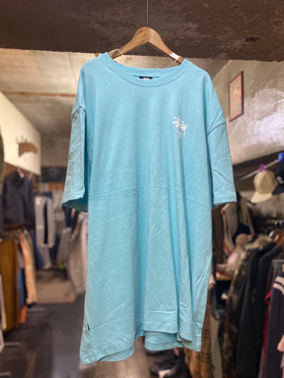 stussy 스투시 프린팅 포인트 티셔츠 XL 상품이미지3
