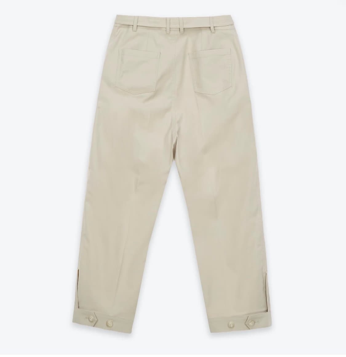 비자비 BELTED TAPERED PANTS (BEIGE) 상품이미지4