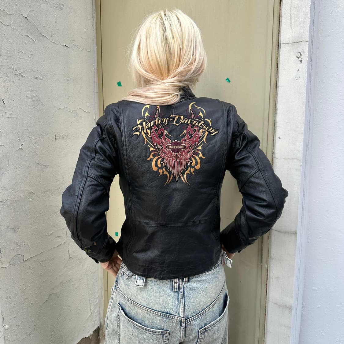 2008년 아카이브 할리데이비슨 트라이벌 가죽자켓 상품이미지9