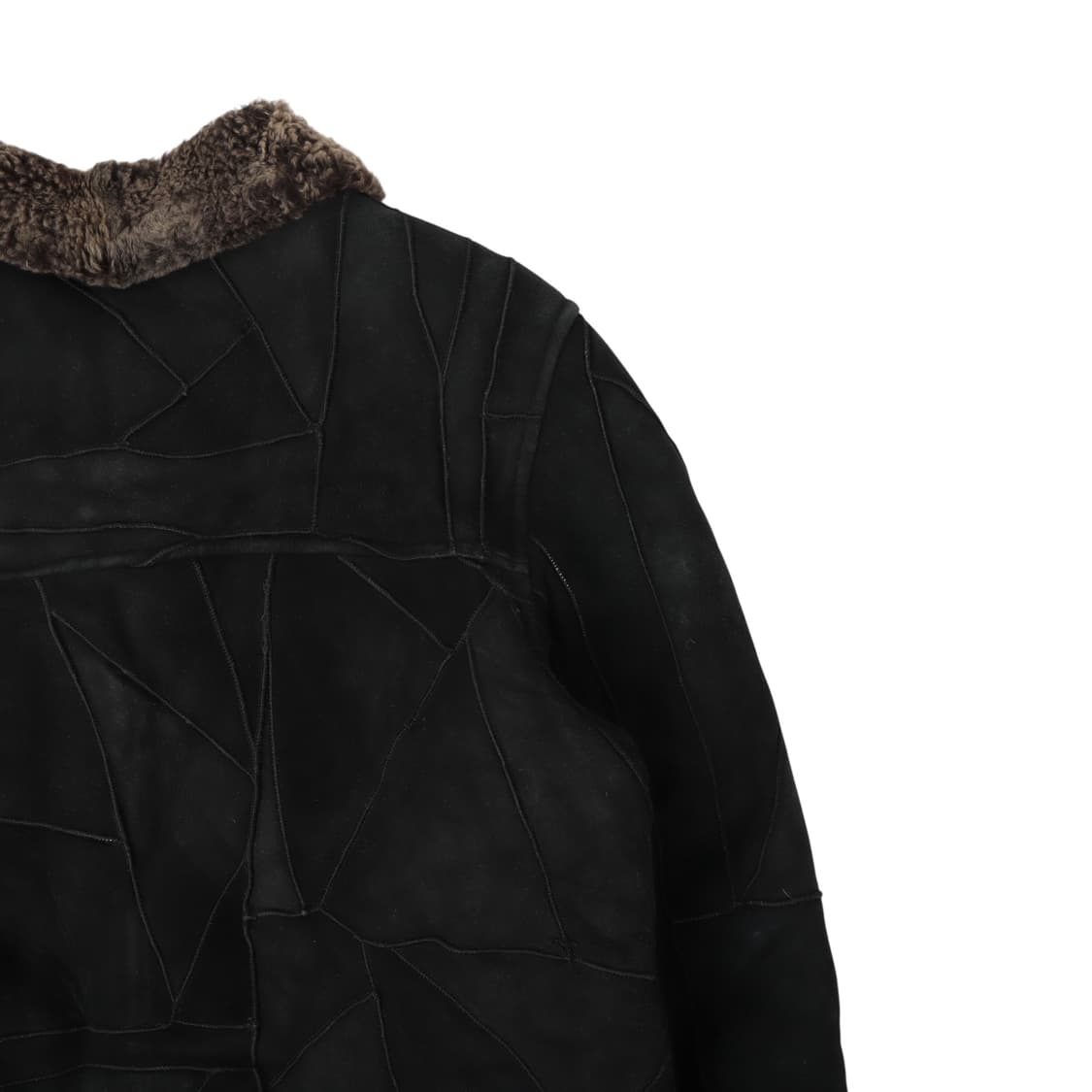 Vtg 빈티지 패치워크 램스킨 무스탕 상품이미지6