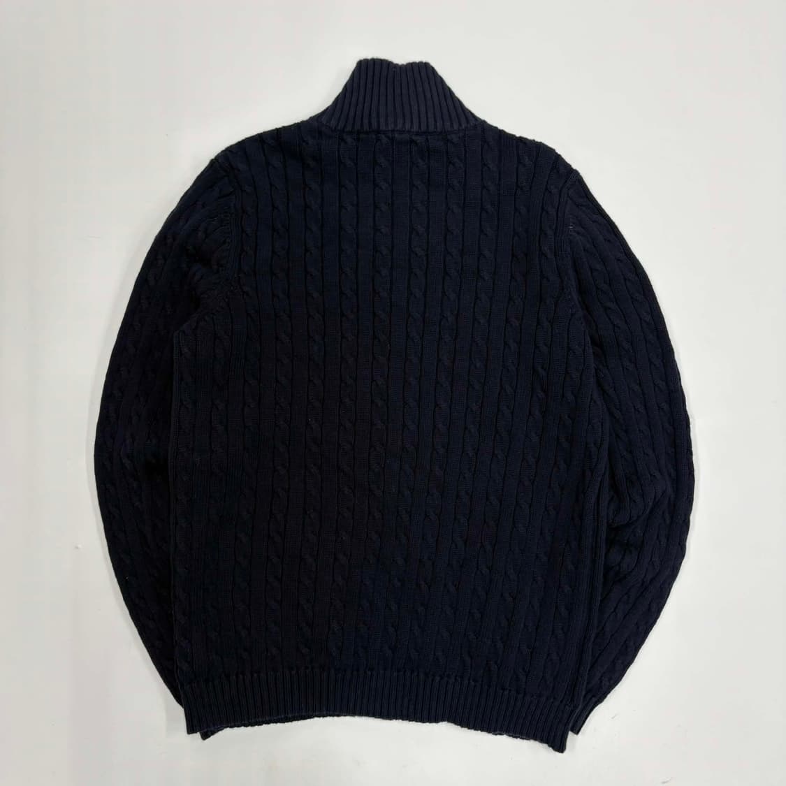 폴로 랄프로렌 RL 시그니처 케이블 니트 집업(L) 상품이미지3