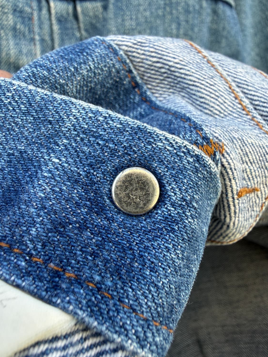 80s 리바이스 오렌지탭 2세대 트러커자켓 M(XL) 상품이미지9