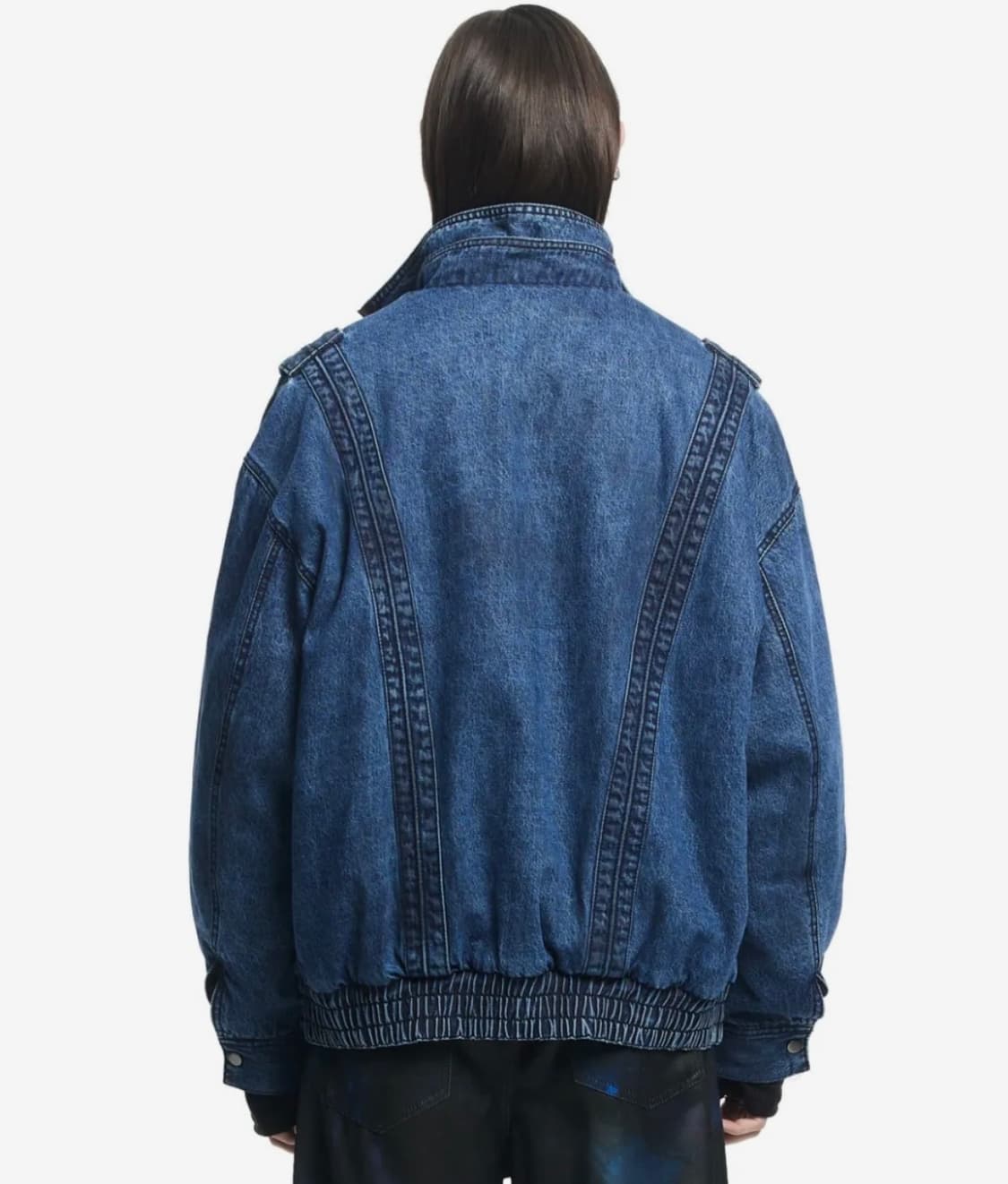 메종미네드 트러커 데님 패딩 자켓  L 상품이미지2