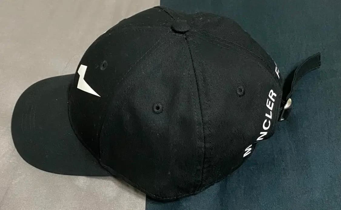 [OS] 몽클레어 X 프라그먼트 캡 블랙 상품이미지4