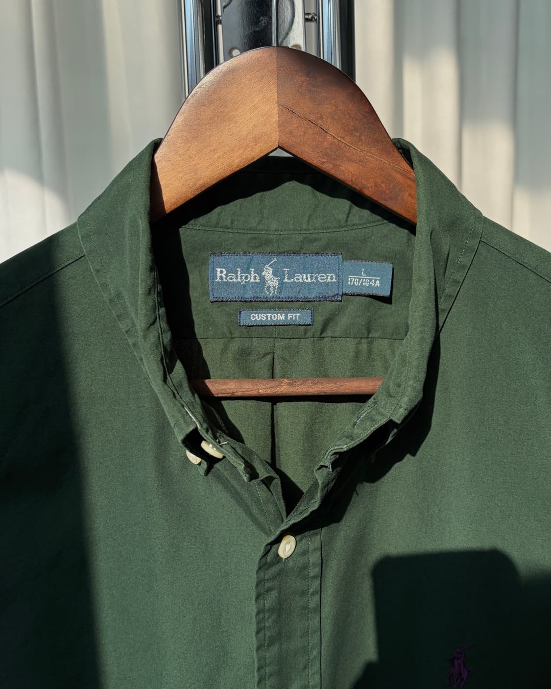 [M]폴로 랄프로렌 커스텀핏 그린 셔츠 상품이미지8