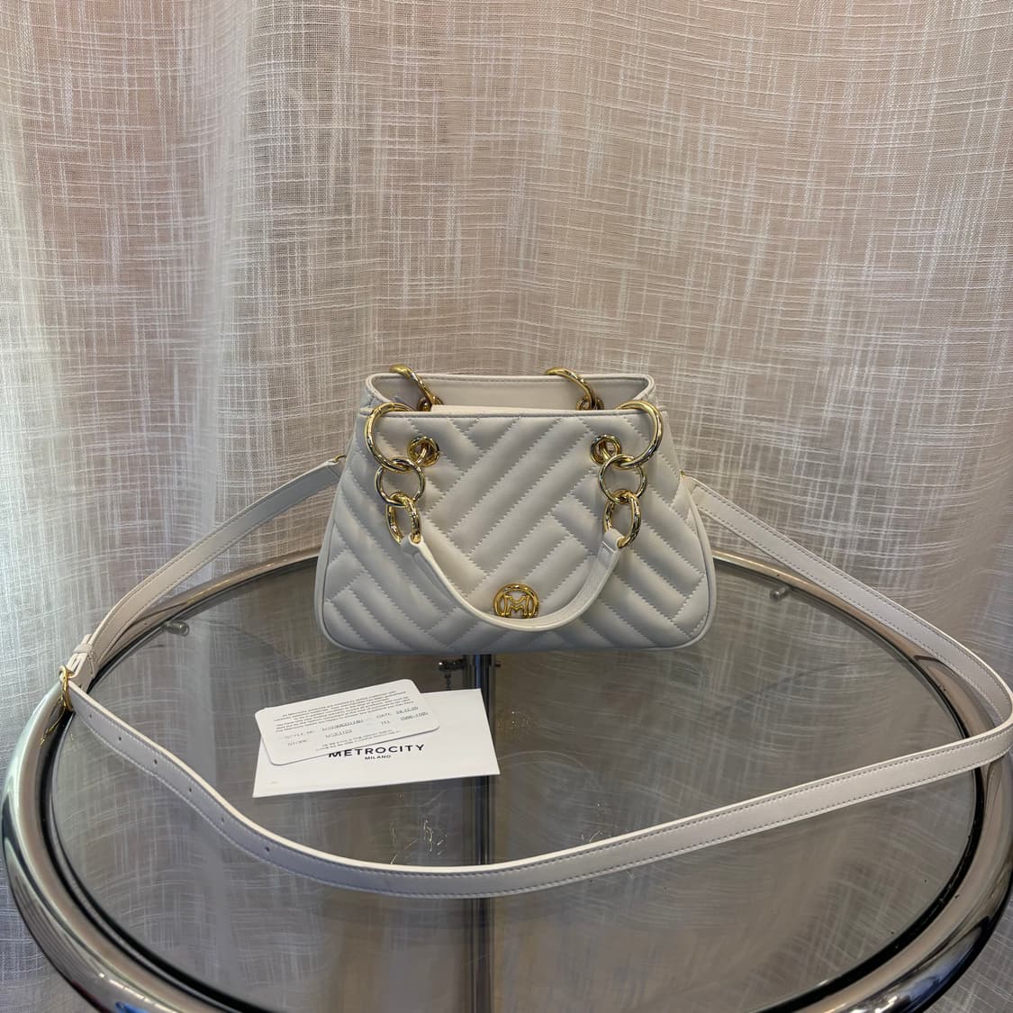 정품 메트로시티 퀄팅 투웨이 크로스백    상품이미지1