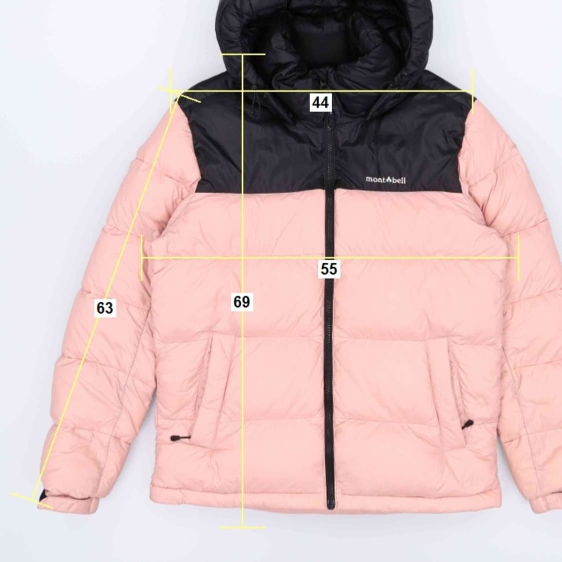 [90] 몽벨 공용 베이커3 구스다운 패딩 자켓 블랙핑크 3892 상품이미지10