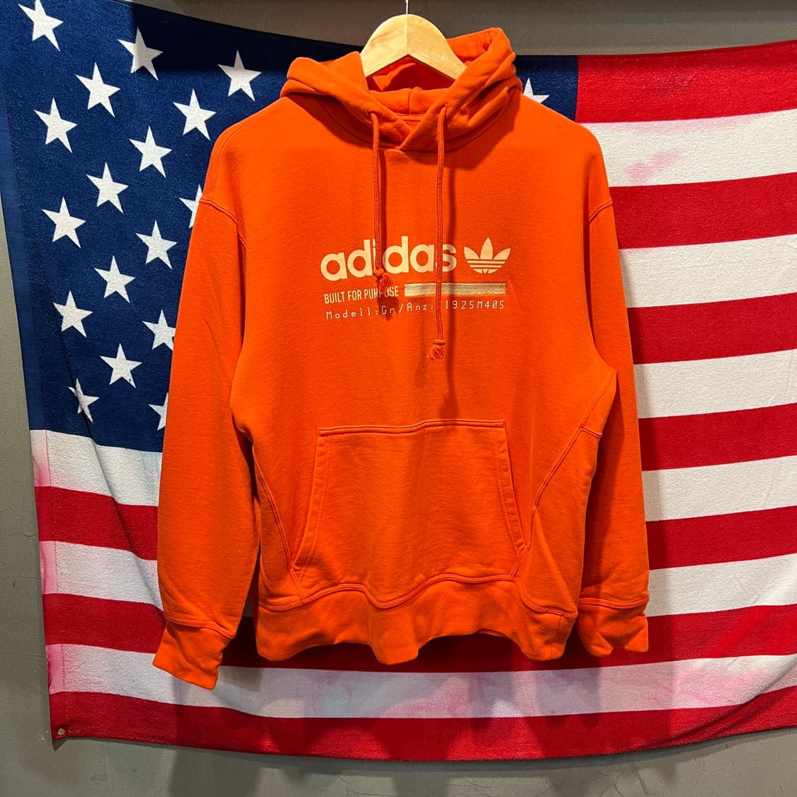 아디다스 주황 후드티 상품이미지1