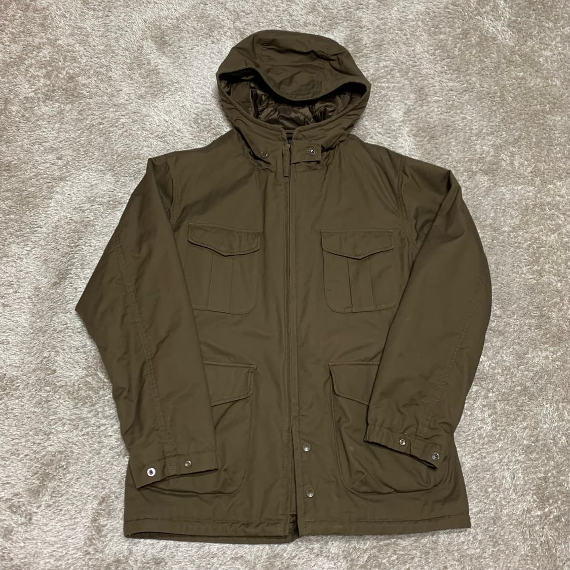 유니클로 X 엔지니어드가먼츠 유틸리티 자켓 브라운 상품이미지1