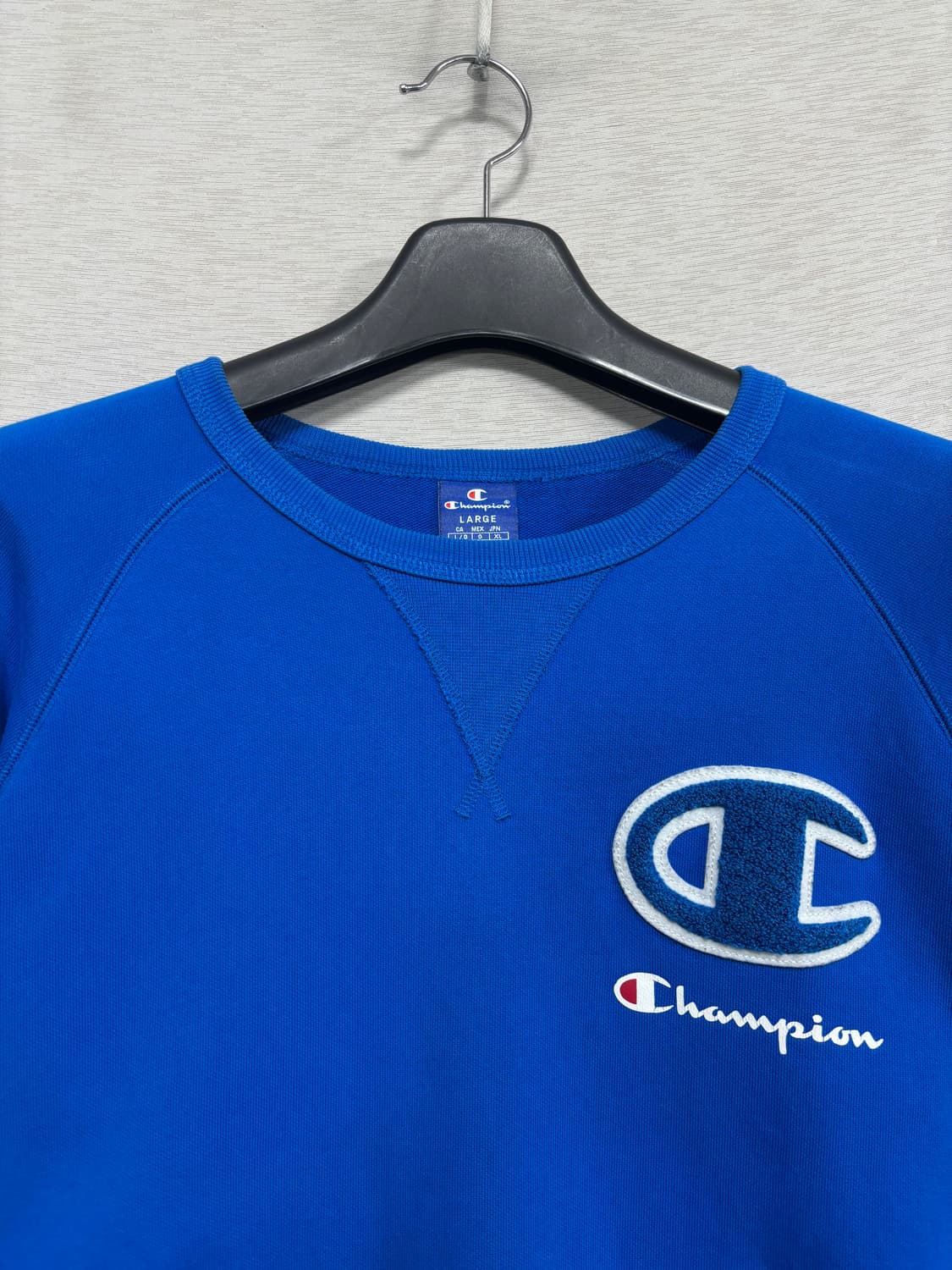 챔피온 블루 오렌지 맨투맨 상품이미지2