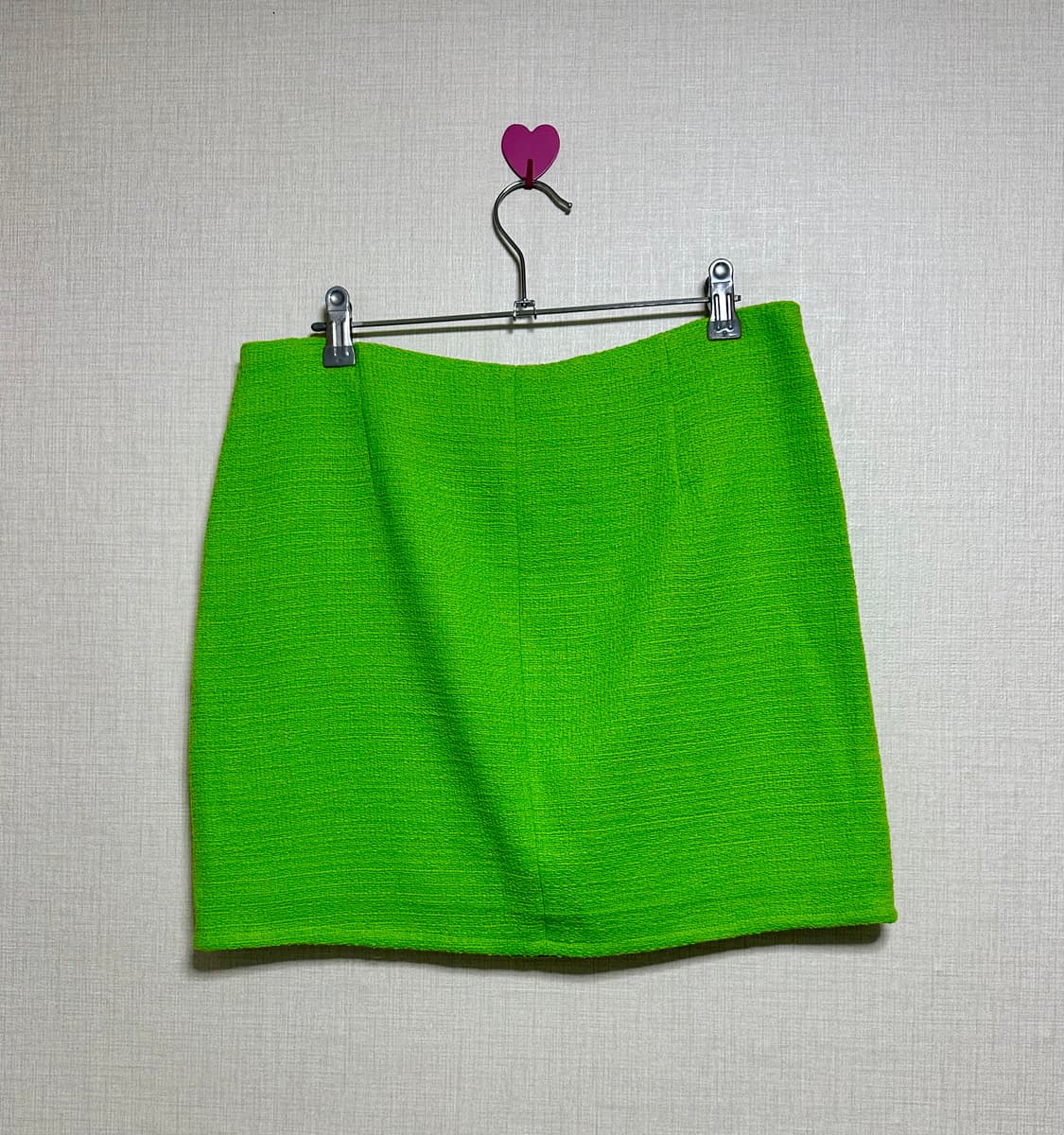 자라 텍스쳐 스커트 네온그린 M 상품이미지3