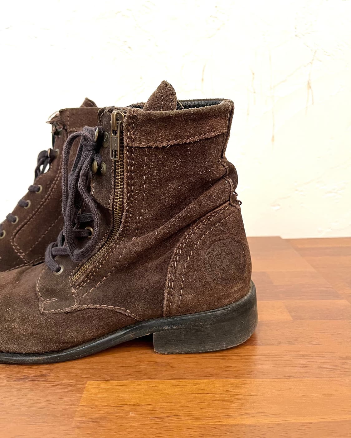 디젤 스웨이드 집업 워커 부츠 상품이미지3