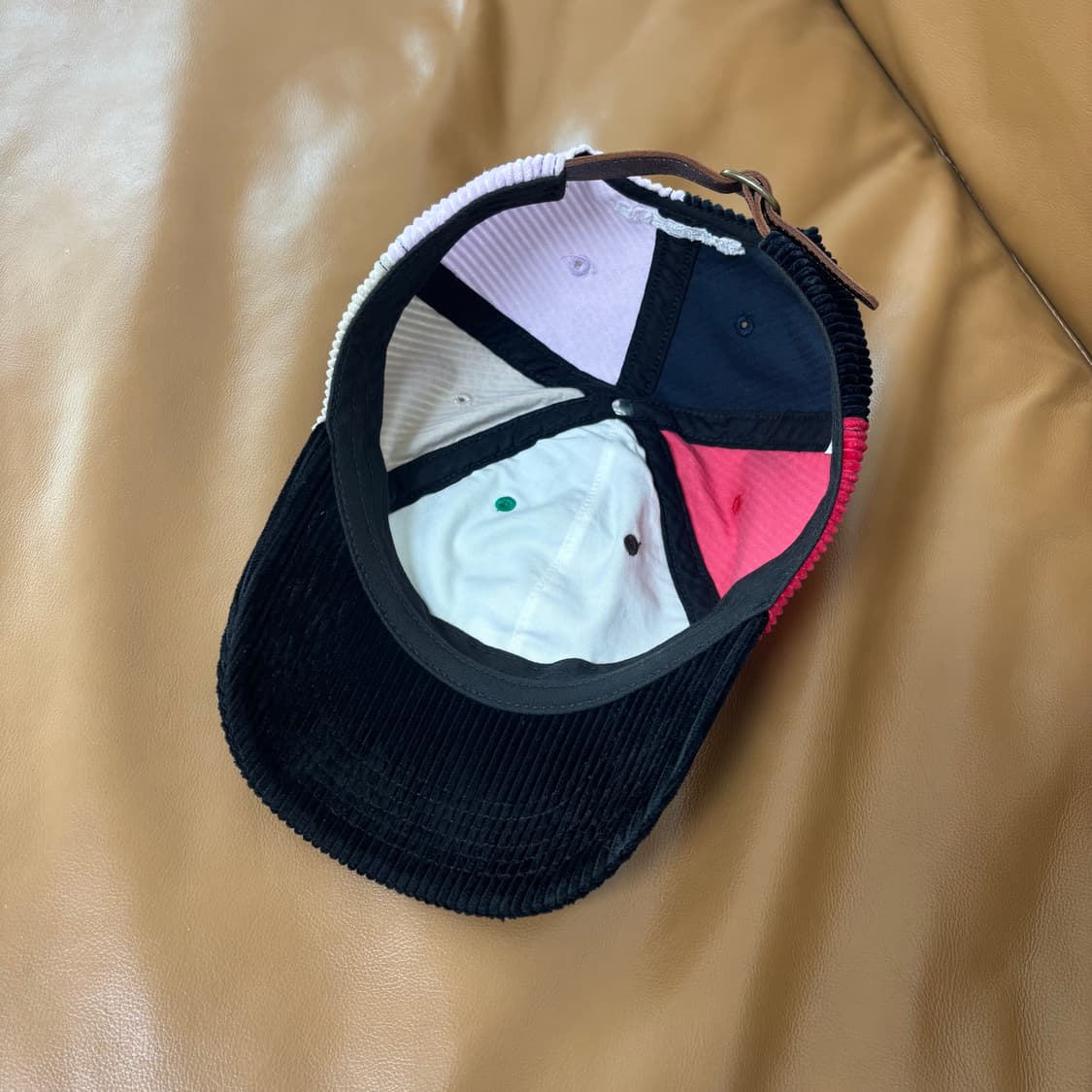 슈프림 S로고 6패널 볼캡 모자 코듀로이 멀티 컬러 상품이미지6