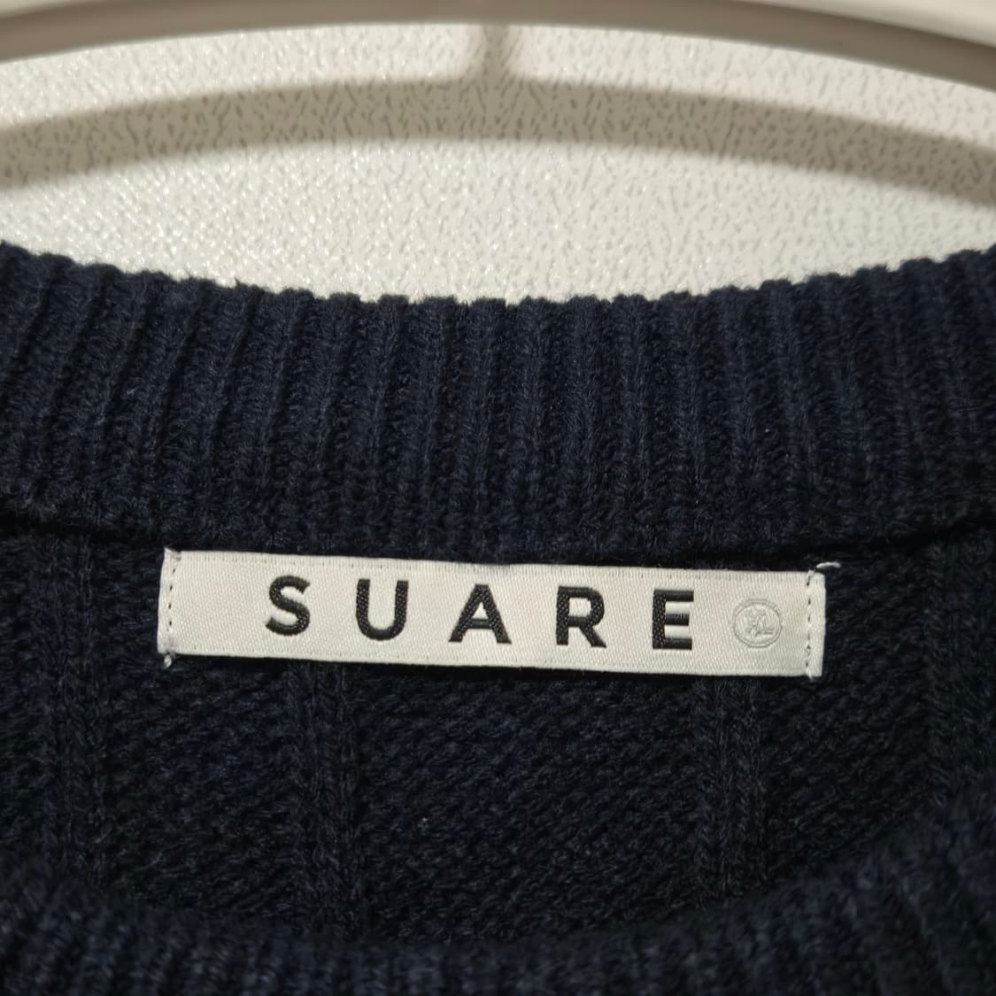 수아레 네이비 케이블 니트/ 남성 니트/ 남자 니트  상품이미지4