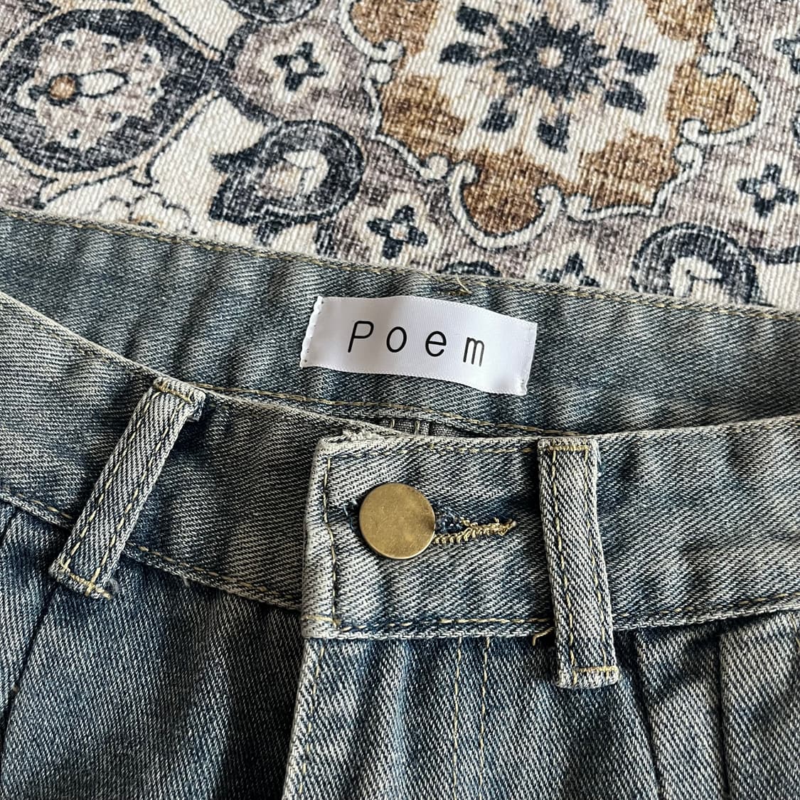 빈티지 멀티 포켓 데님 카고팬츠 상품이미지3