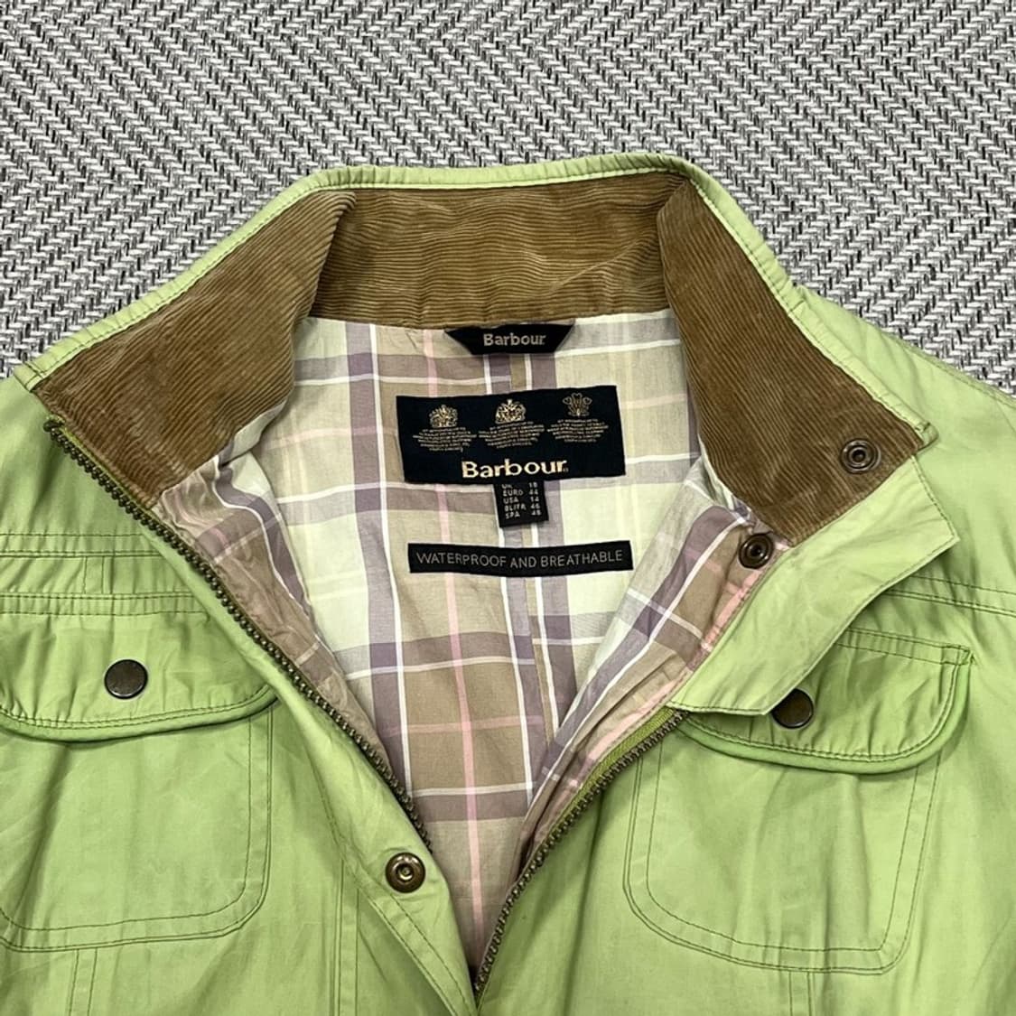 바버 워터프루프 브레더블 자켓 v0735 상품이미지9