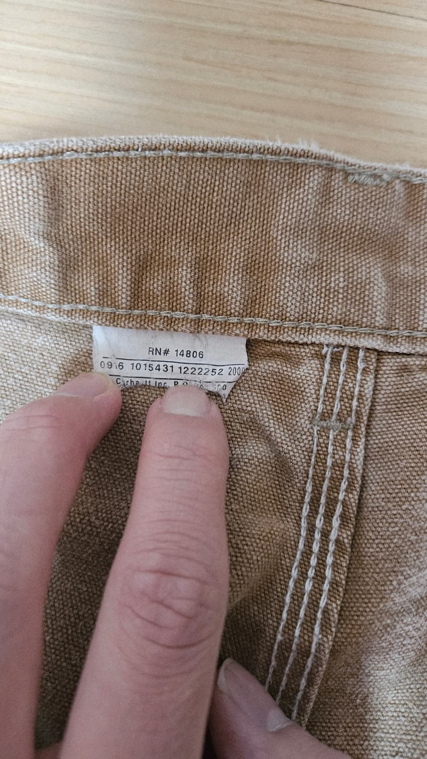 칼하트 더블니 브라운 36x30 상품이미지3