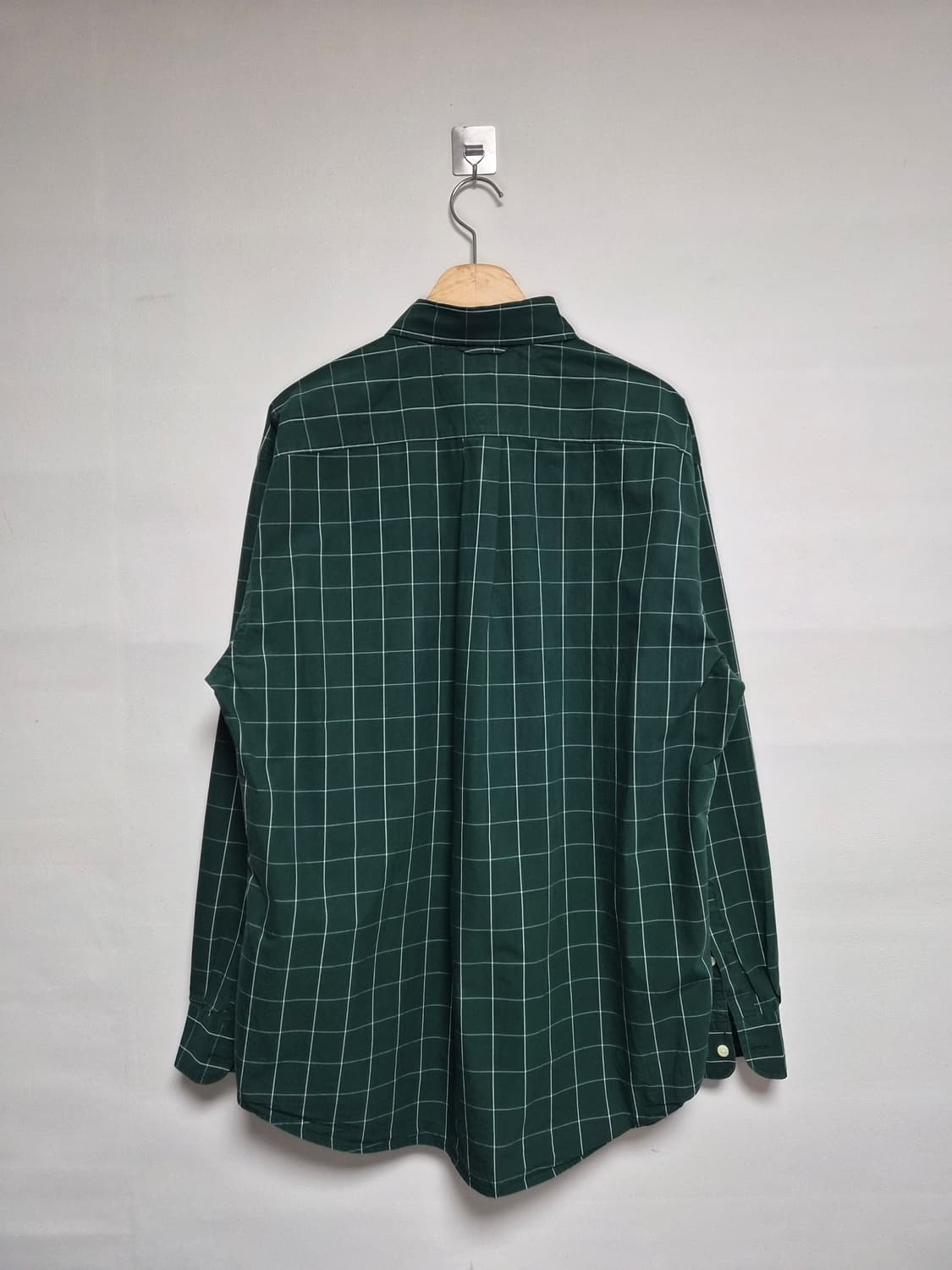 타미힐피거Tommy 그린 체크 셔츠 L - S359 상품이미지2