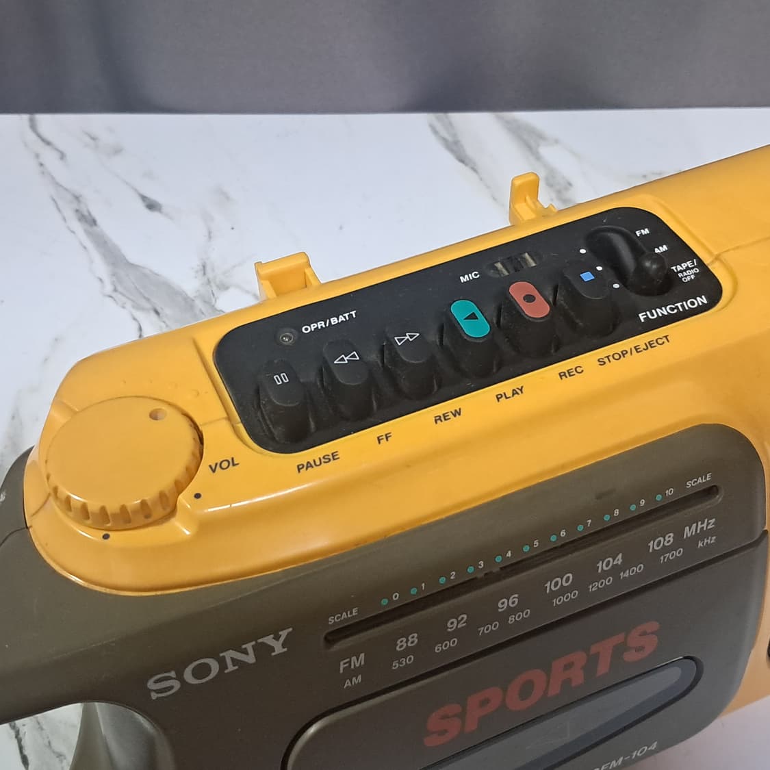 SONY 빈티지 카세트레코더 붐박스 CFM-104 상품이미지3