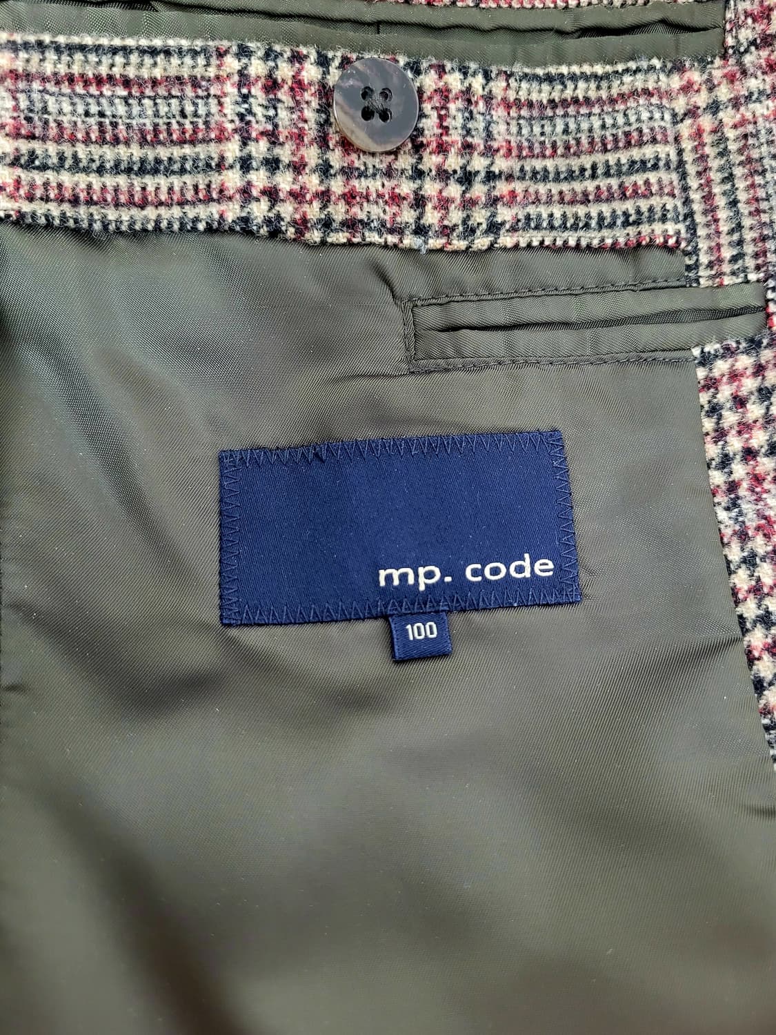 mp.code 체크 패턴 자켓 상품이미지3